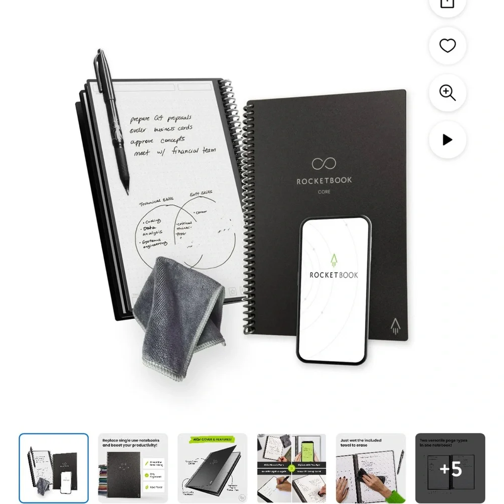 Streamlined note taking . Smart notebook - Picture 1 of 3